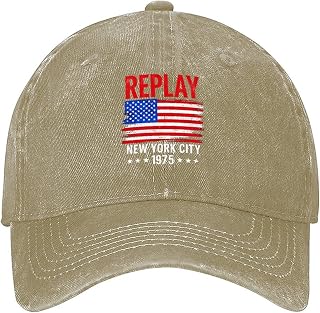 Replay New York City 1975 Hat Baseball Cap Adjustable Unisex