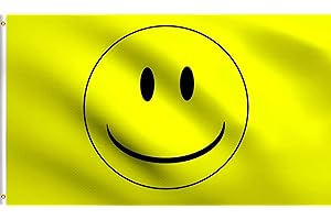 DMSE Smiley Face Flag: Spread Happiness with Every Smile