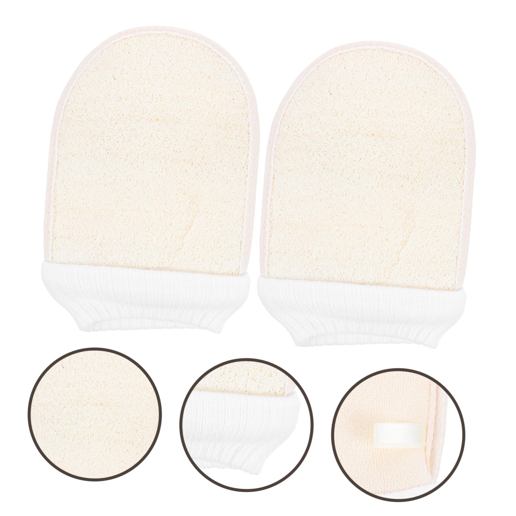 Healeved 6stücke Exfoliating Handschuhe Loofah Peeling-handschuhe Für Körperpflege Sanfte Hauterneuerung Für Spa Und Entfernt Abgestorbene Hautzellen Für Männer Und Frauen