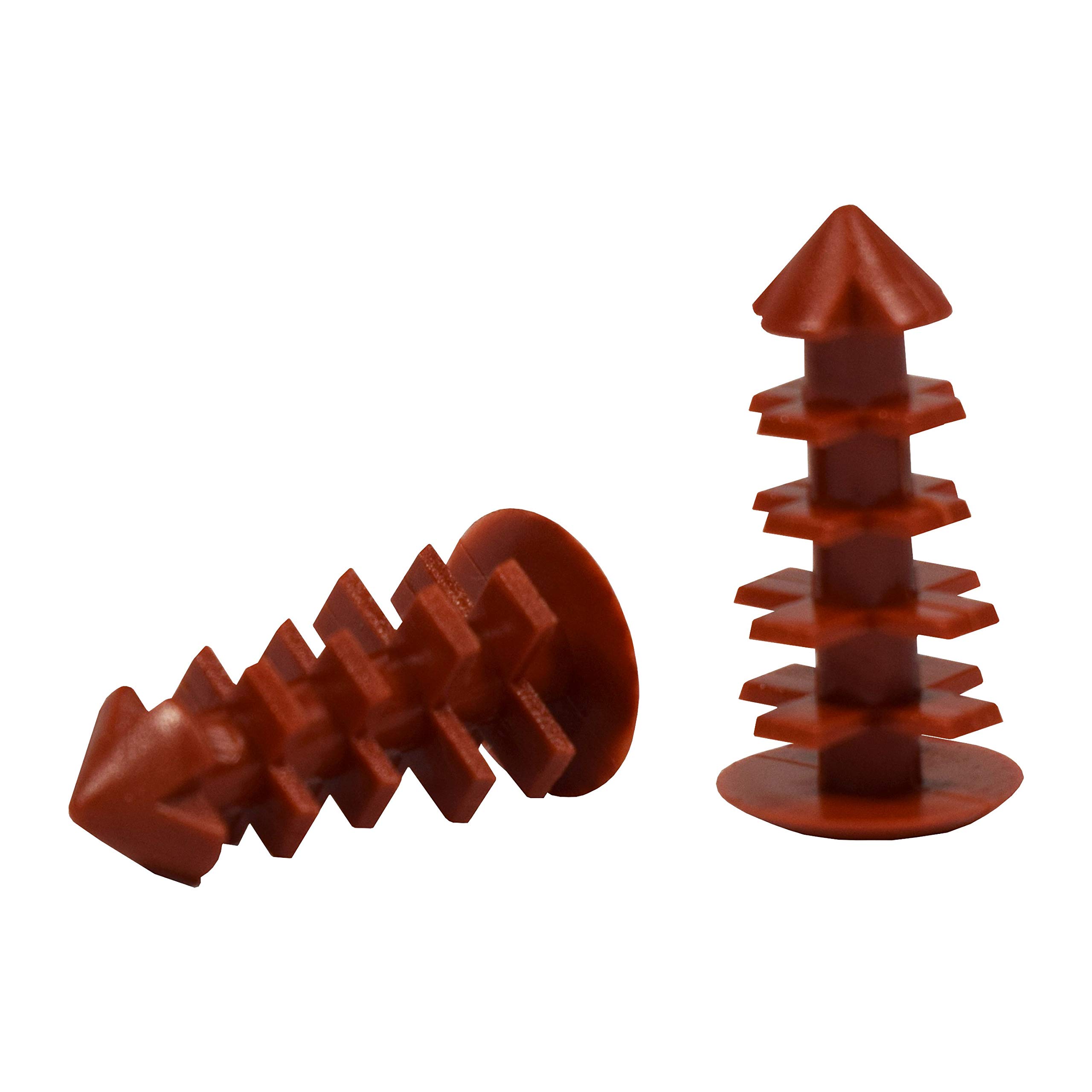 Universal DPC Injection Plugs - 4 Colours - Terracotta, Buff, Light & Dark Grey 10mm 12mm (100, Terracotta)