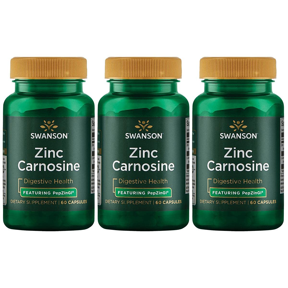 【オープニング Swanson Ultra Zinc Carnosine PepZin GI Natural Supplement Promoting Gastric Health