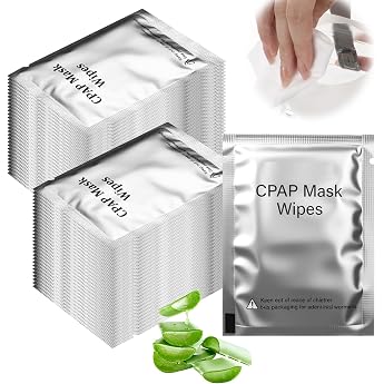 CPAP Mask Wipes Pack of 100 CPAP Cleaning Wipes Wet Wipes for CPAP Mask and Accessories CPAP Cleaning 7.1 in x 5.9 in