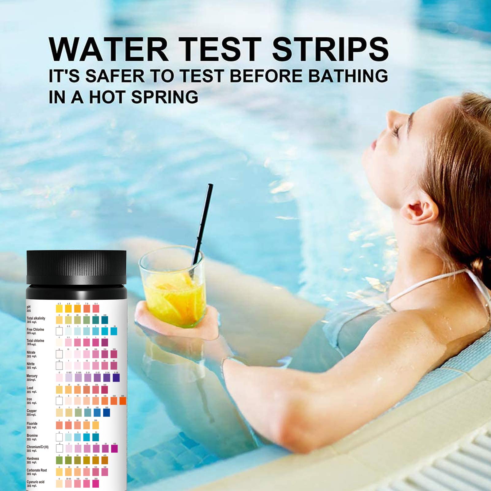Soodyoow Drinkwatertester, 16-en-1, 50 stuks