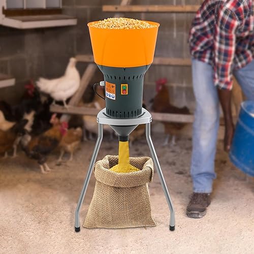 Vista 11 de YIYIBYUS Molinillo de grano de 110 V, molinillo eléctrico de maíz, molinillo de cereales secos para granos secos/deshidratados, especias, arroz