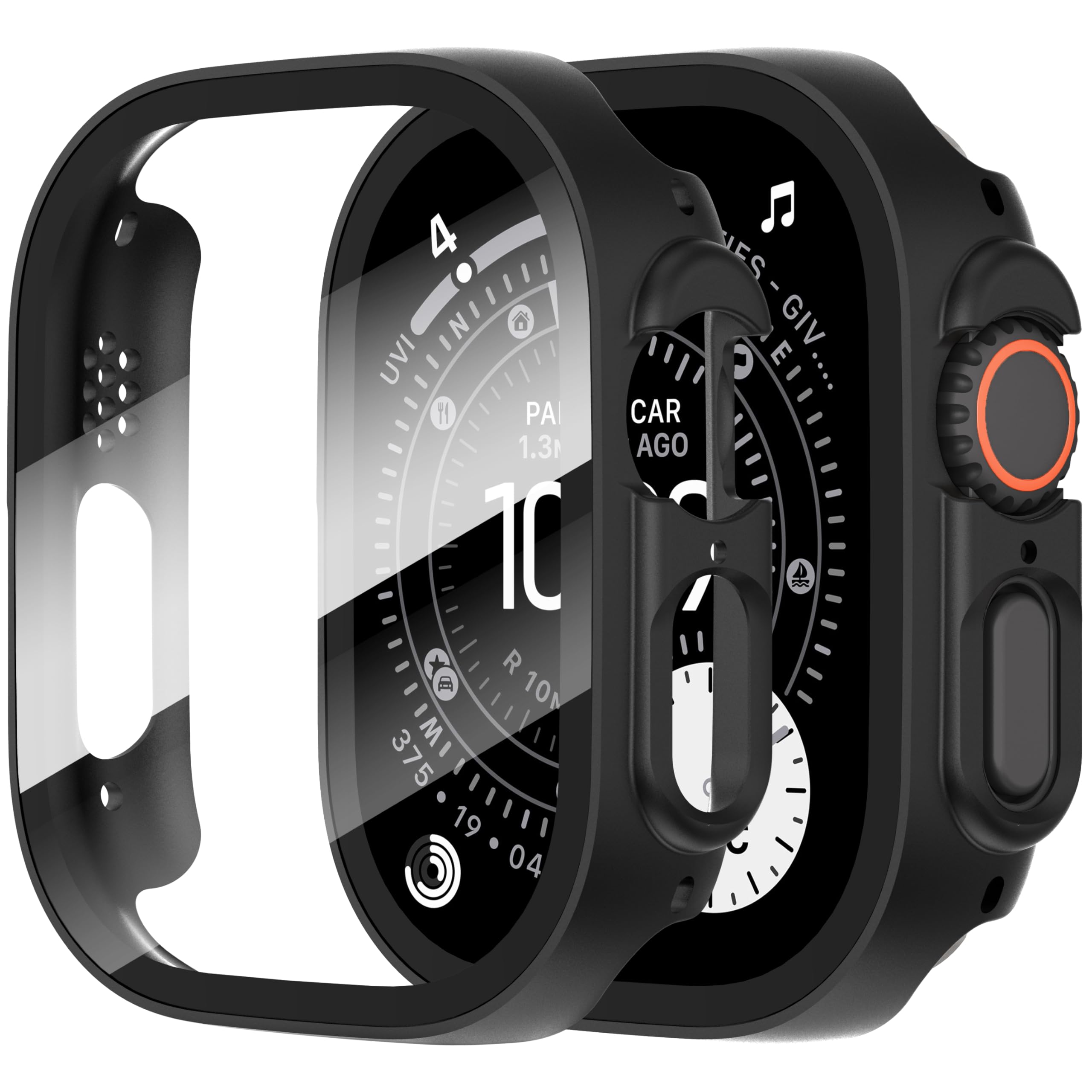 Vaxson 3-Pack Vetro Temperato Pellicola Protettiva, compatibile con Fossil Q Marshal, 9H Screen Protector Film Nuova versione