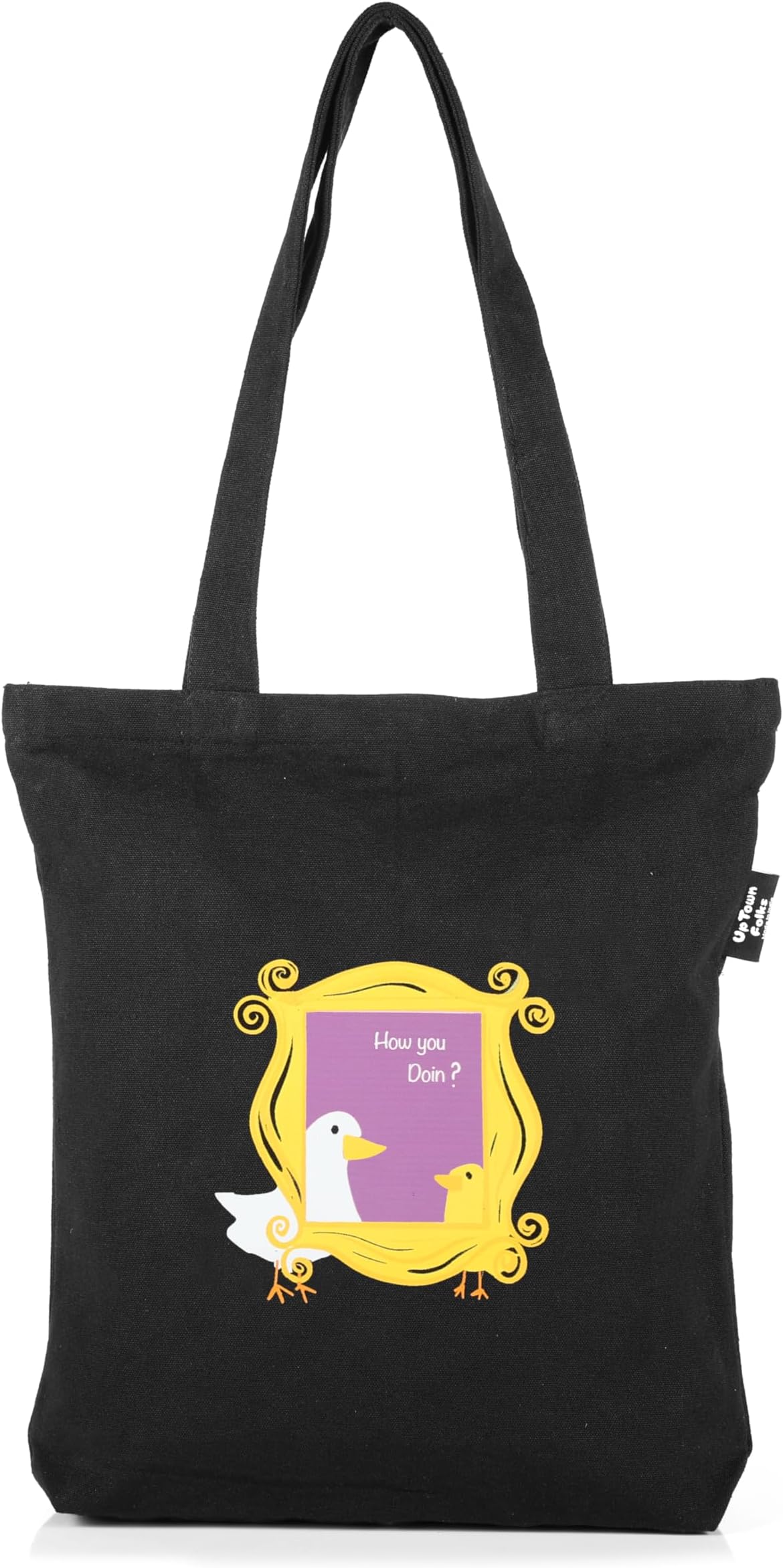 F.R.I.E.N.D.S. Canvas Tote Bag, tote bags for girls with zipper and pocket, tote bag for women & men, 16 x 14in