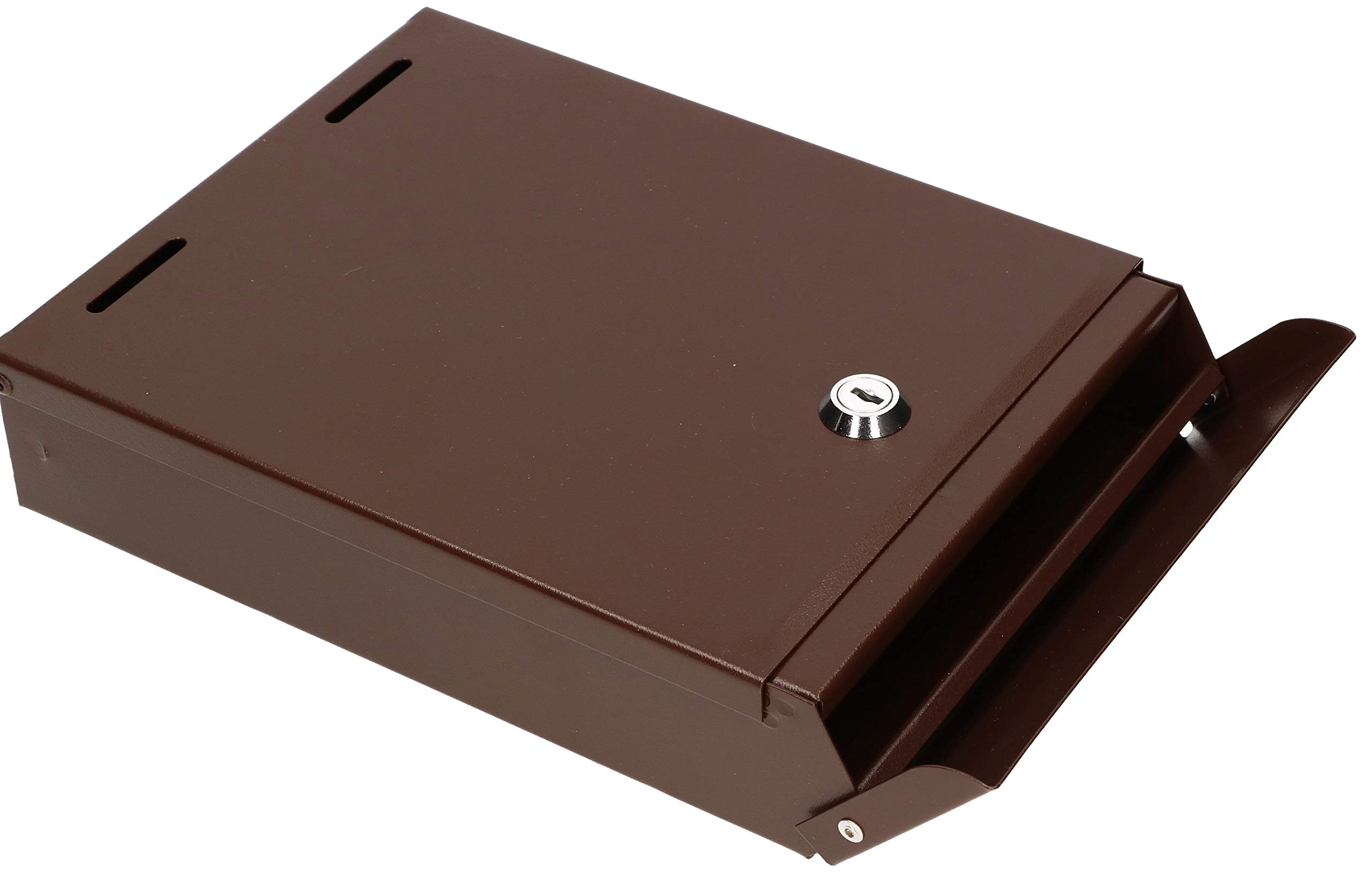 KOTARBAU Buzón de 260 x 180 x 55 mm, marrón, formato C-5 para periódicos aéreos