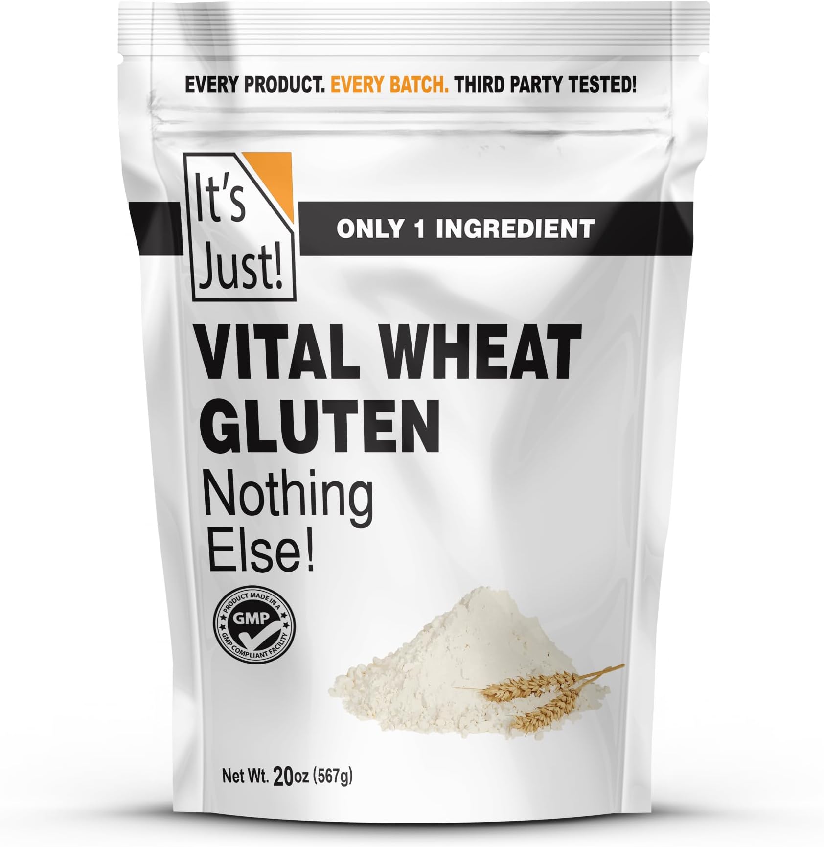 It's Just - Vital Wheat Gluten Flour, 20 oz