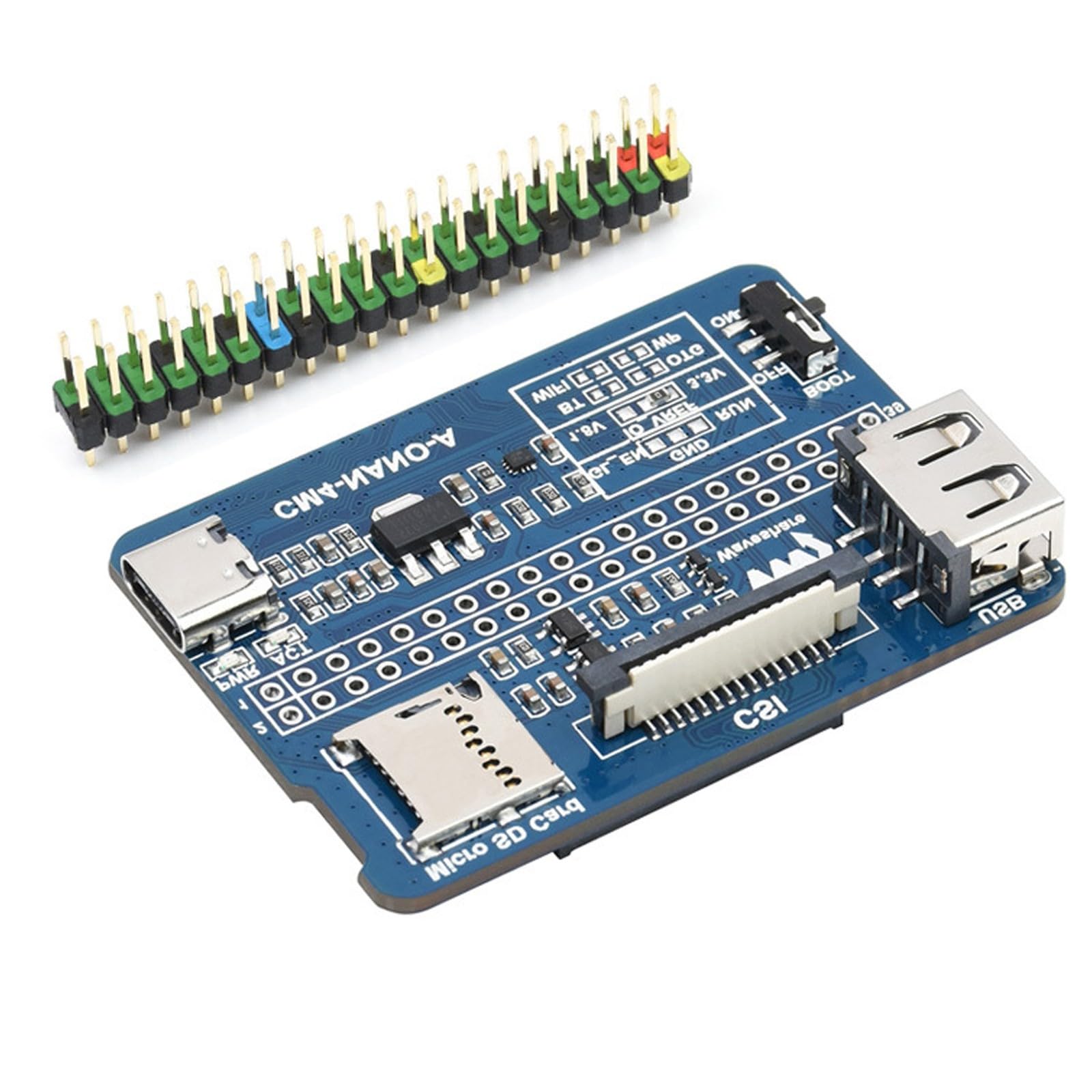 Tarjeta de expansión Speed Compute Module de 4 pines y GPIO de 40 pines para IoT 8