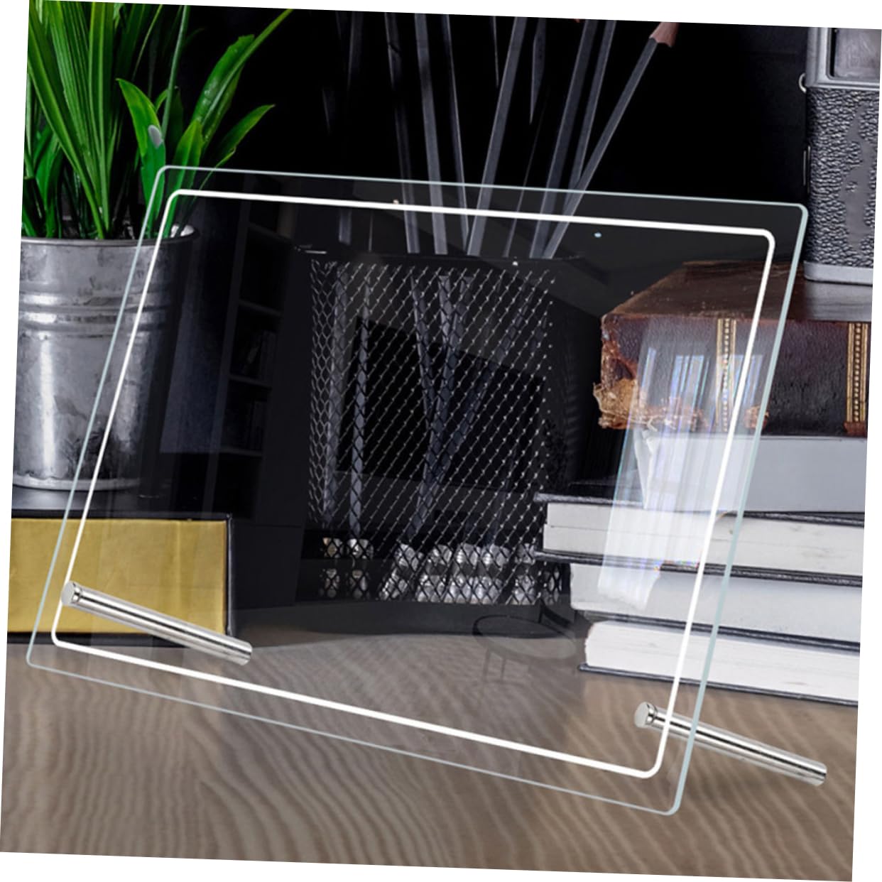 Abwischbare Notiztafel für Schreibtisch aus Acryl, 2 Stück
