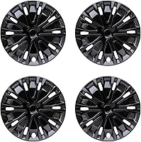 Vista 27 de Tapacubos de repuesto universal R14 para llanta, accesorios exteriores de material ABS, accesorios exteriores a presión para automóvil, camión, SUV