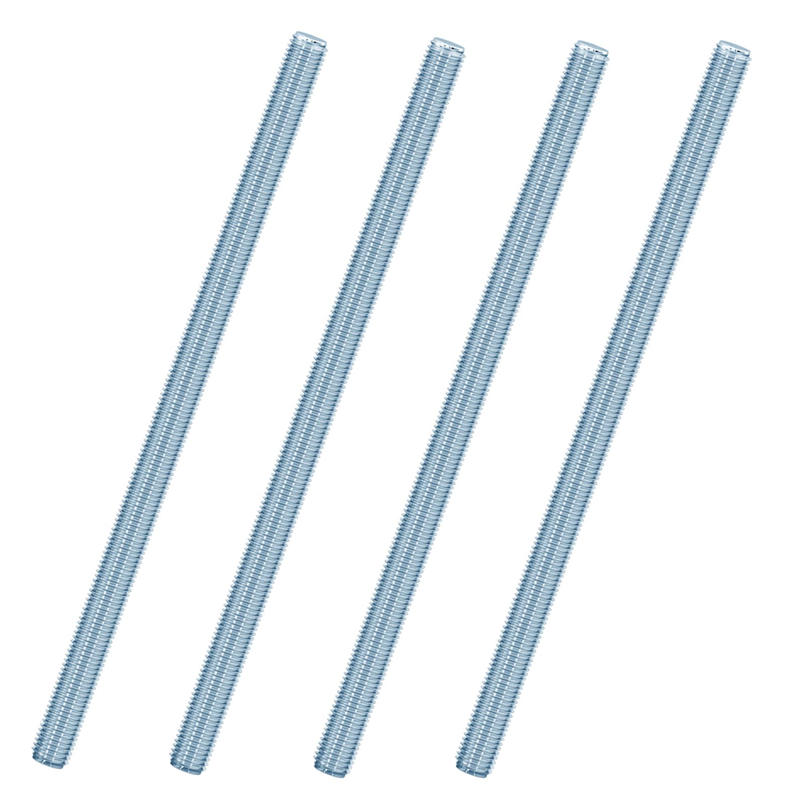 HELPMATE - Threaded Rod M8x330mm In A2 Stainless Steel - Set Of 2 Fully Threaded Metric Threaded Rod - DIN 976 Grub Screw Silver - View #9