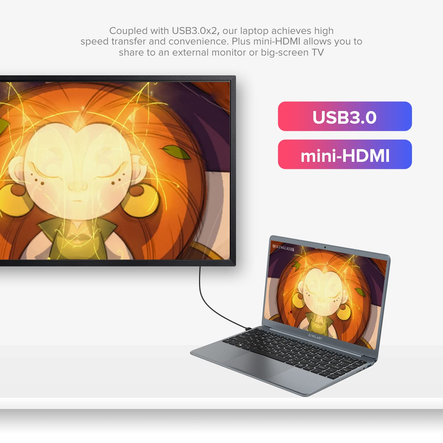 Amazon.com: TECLAST F7 Plus2 Laptop Computer 14 inch, 8GB RAM