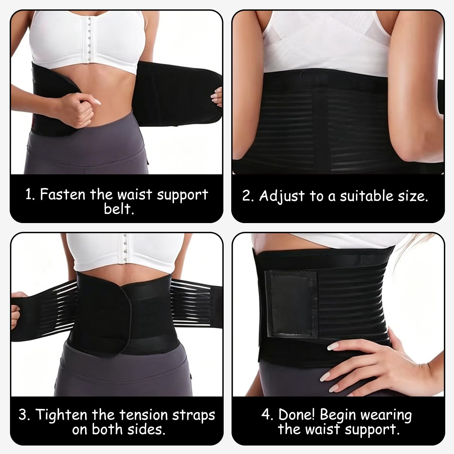 Fascia Addominale Dimagrante Pancia Regolabile Donna, Pancera Dimagrante e Snellente Cintura Pancia, Corsetto Modellante Post Operatorio e Post Parto