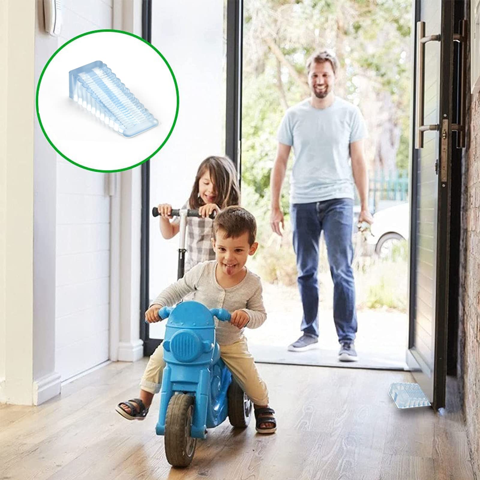 Deurstopper Wig Voor De Vloer Antislip En Duurzaam Rubberen Wiggen Voor Alle Oppervlakken