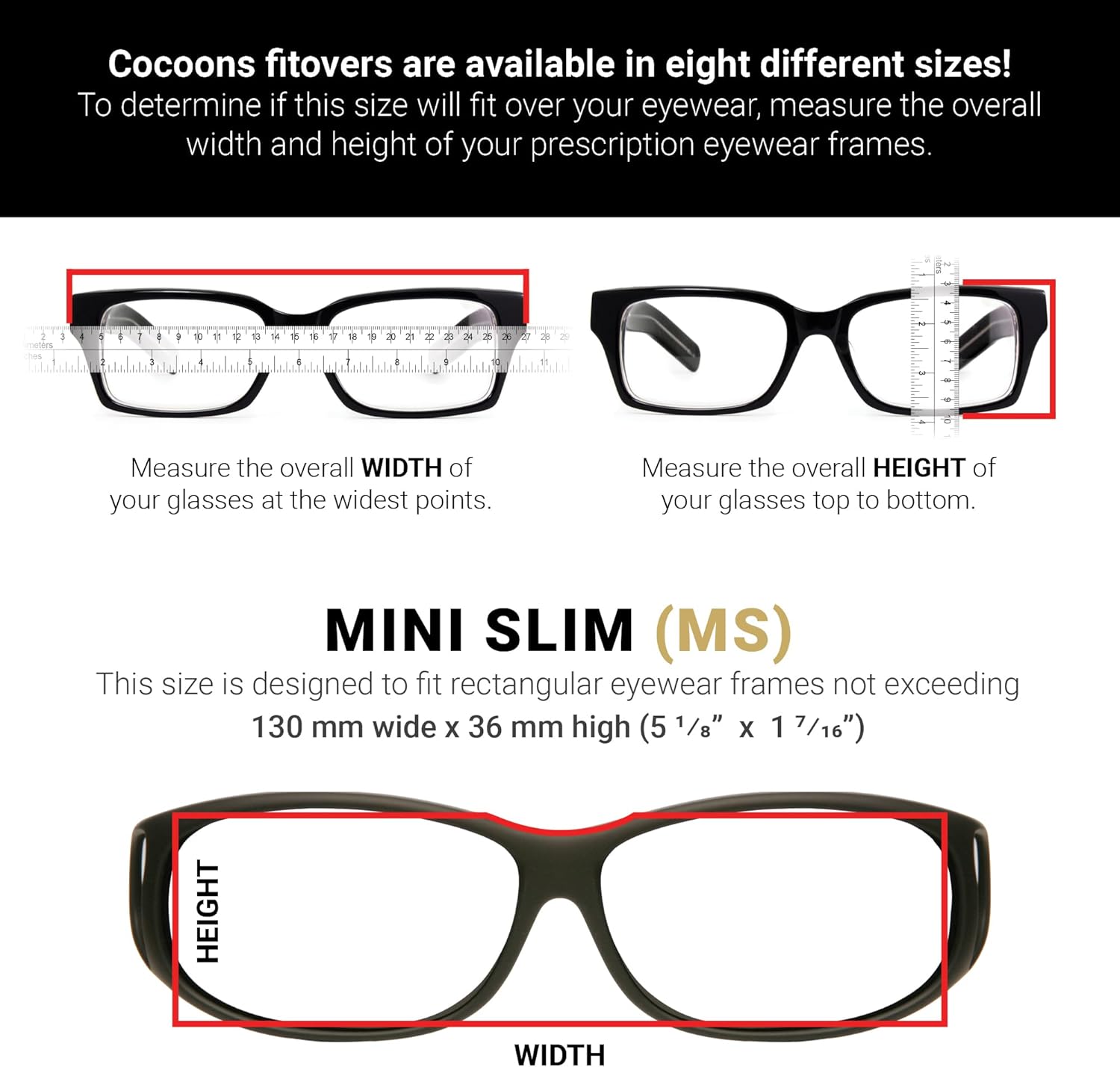 Cocoons Mini Slim (MS) Black Polarized Green Mirror