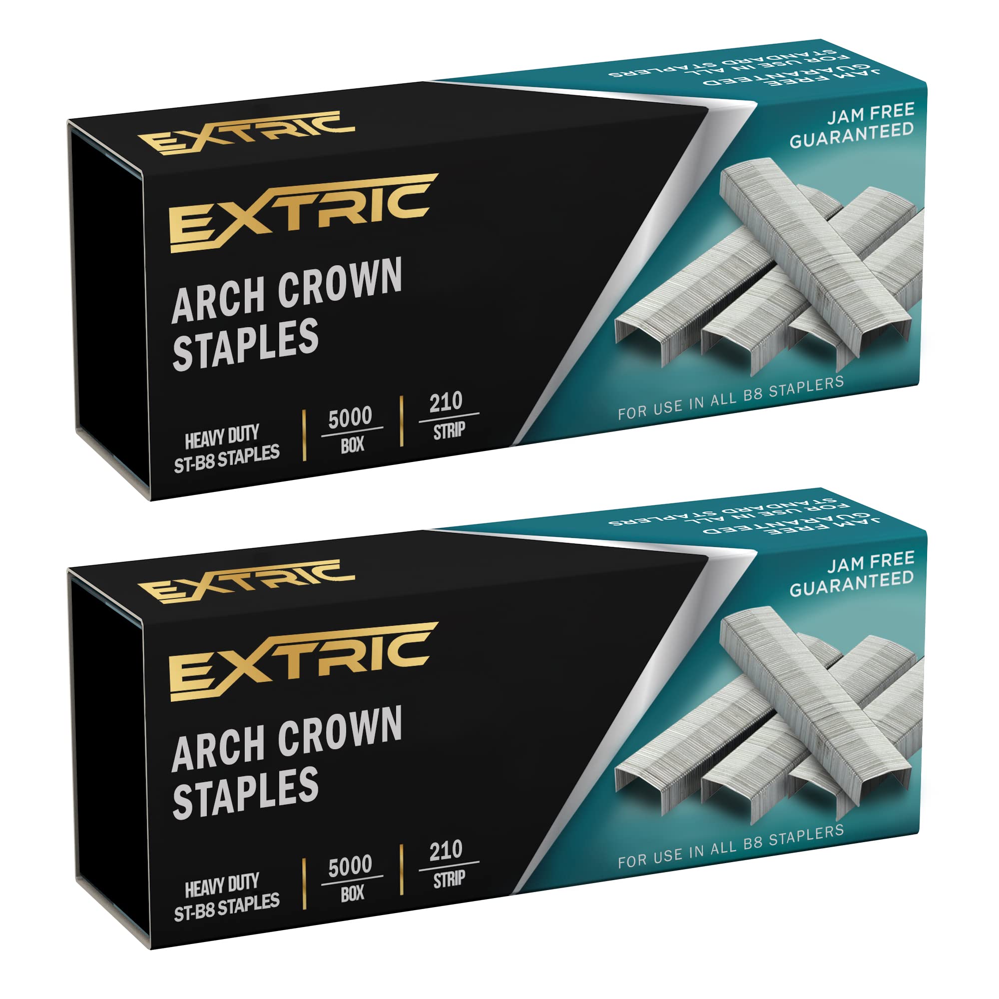 B8 Staples 1/4 inch Heavy Duty Staples for Standard B8 Stapler, 2 Pack Staple, 10,000 Pack