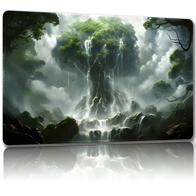 Malqiqi Alfombrilla de juego para MTG con bolsas de almacenamiento gratis