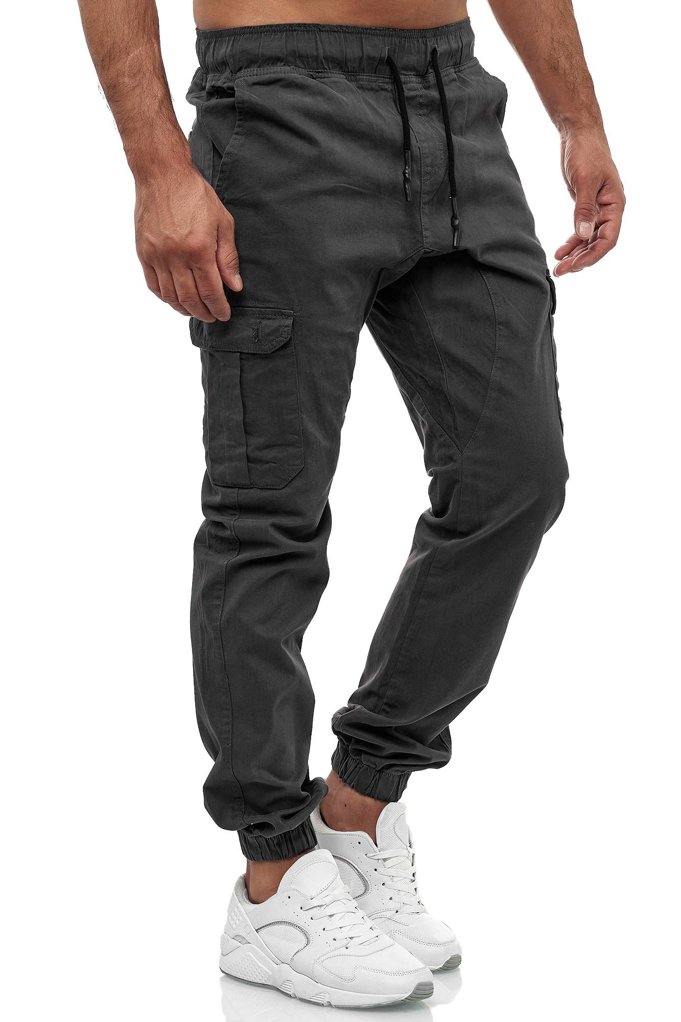 Tazzio Pantalones cargo para hombre, pantalones chinos, corte regular, 16610