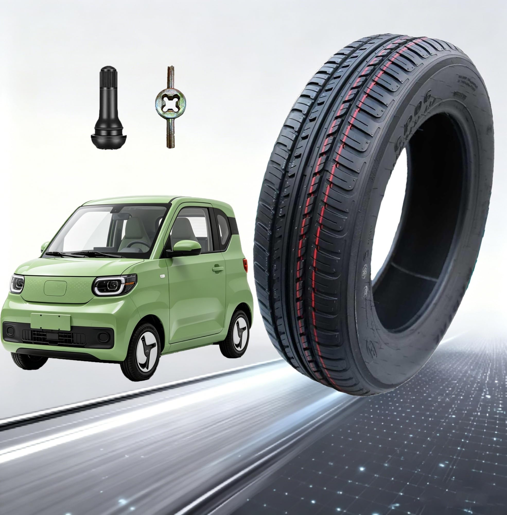 135/70R-12 Opona Samochodowa Wszechsezonowa Bezdętkowa 135/70R/12 65Q 290KG Obciążenie 135 70R 12 dla Sedana Kompaktowego 12 Cali