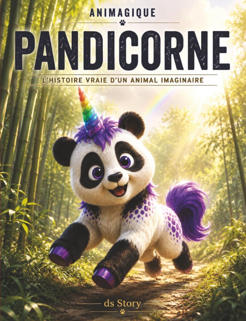 Animagiques - Le Pandicorne: Le guide complet et l'enquête ludique pour enfants curieux avec quiz, questions-réponses et coloriages éducatifs