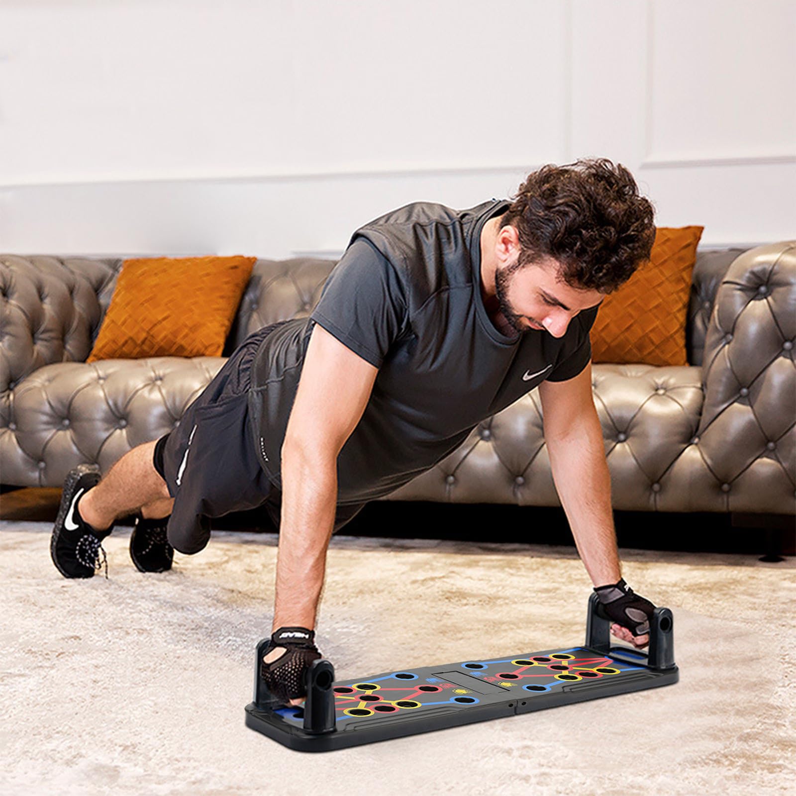 Planche Push-up 22 en 1. Planche push-up pliante avec poignées pour