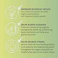 Vista 5 de Microbe Life Hydroponics Vitaminas y aminoácidos prémium esenciales para un máximo crecimiento de las plantas y absorción de raíces, uso