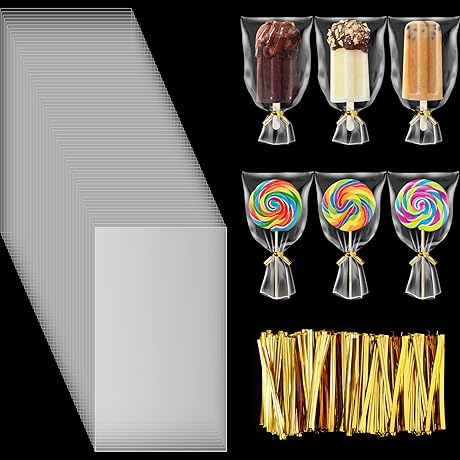 DIY Popsicle Treat Bags and Twist Ties for Making Treats