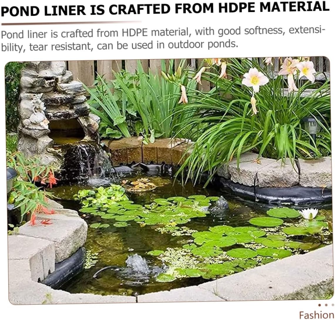 MERRYHAPY Liner Large Fish Breeding Pad Cuttable Anti-Seepage Membrane for Outdoor Garden Ponds and Backyard Water Features
