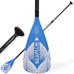 SEAPLUS Carbon Fiber Paddle, 3-PCS Adjustable Paddle for Stand up Paddle Board, SUP Paddle, Adjusted from 67" to 82.6"(1.7-2.1m) 1.65Lb(751g)
