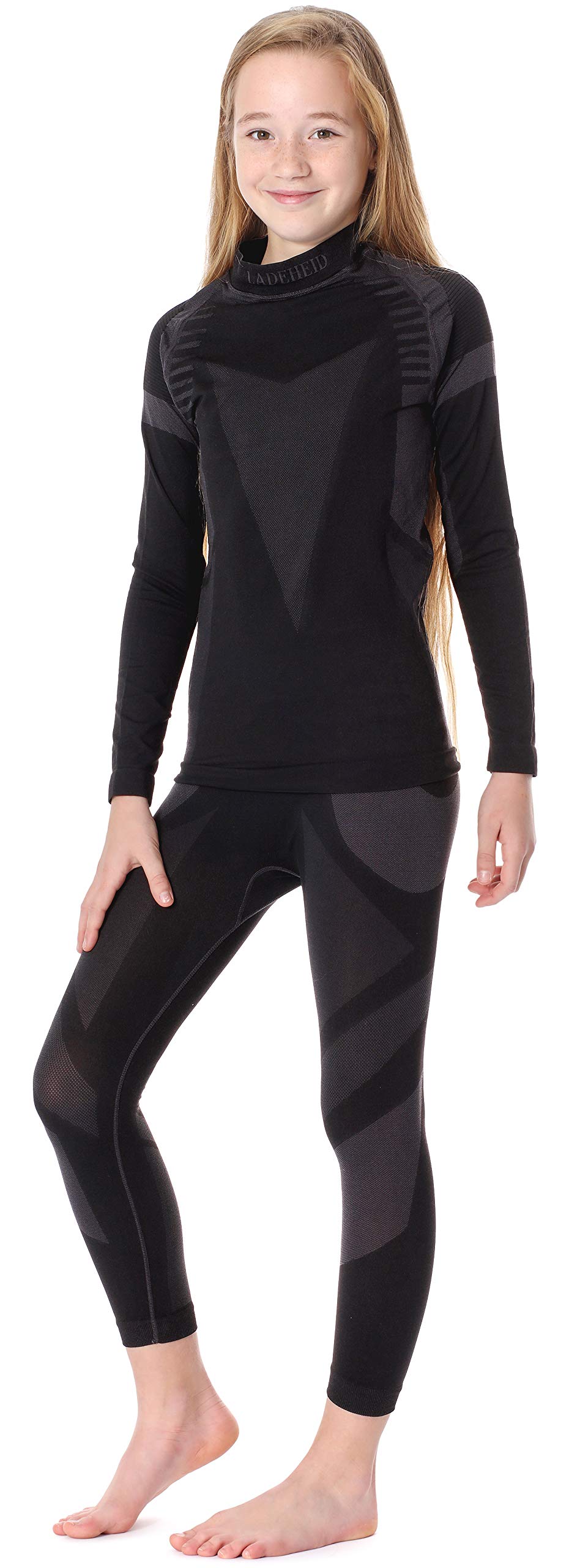 Ladeheid Conjunto Térmico Camiseta Mangas Largas y Calzoncillos Largos Unisexo Niños LASS0005