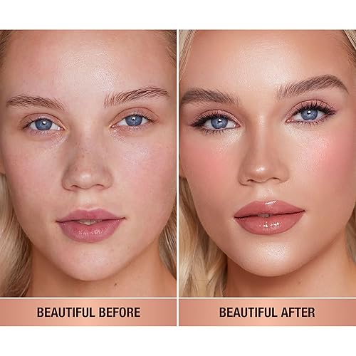 Vista 3 de Charlotte Tilbury Pillow Talk Beauty Light Wand - Resaltador líquido de maquillaje – Resaltador de enfoque suave y rubor para mejillas – Perlado