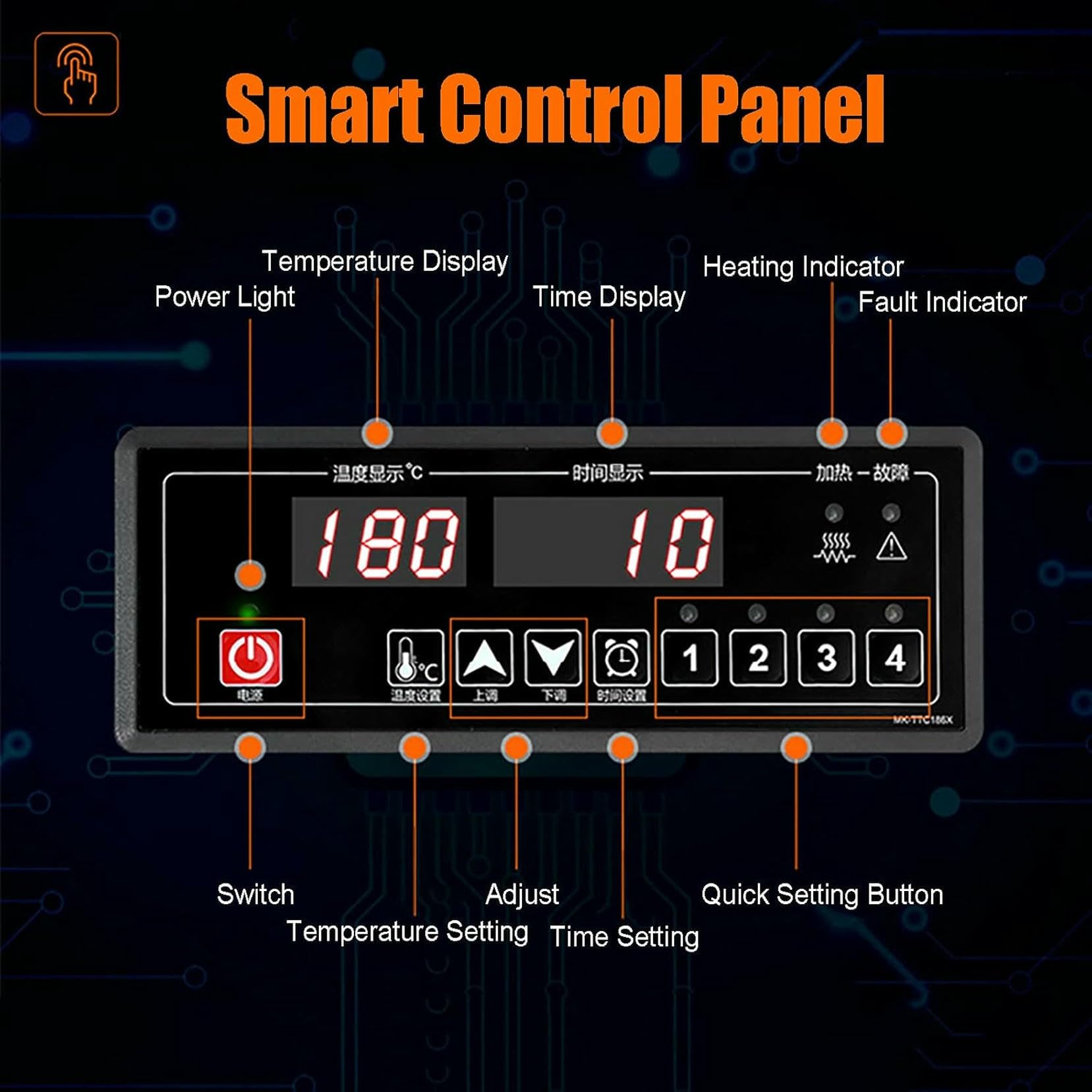 Freidora eléctrica Comercial de 3000 W con Cesta, freidora Profesional de Aceite de inducción para Pescado con de Drenaje y Control de Temperatura para Uso Comercial y domé~/
