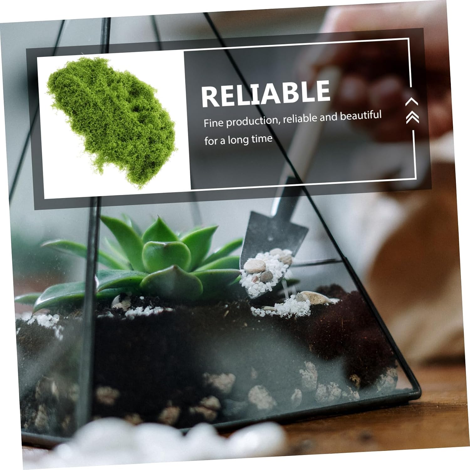 Artificial Plant Moss Ball Greenery Decoration Faux Moss for Terrarium DIY Micro Landscape Decor