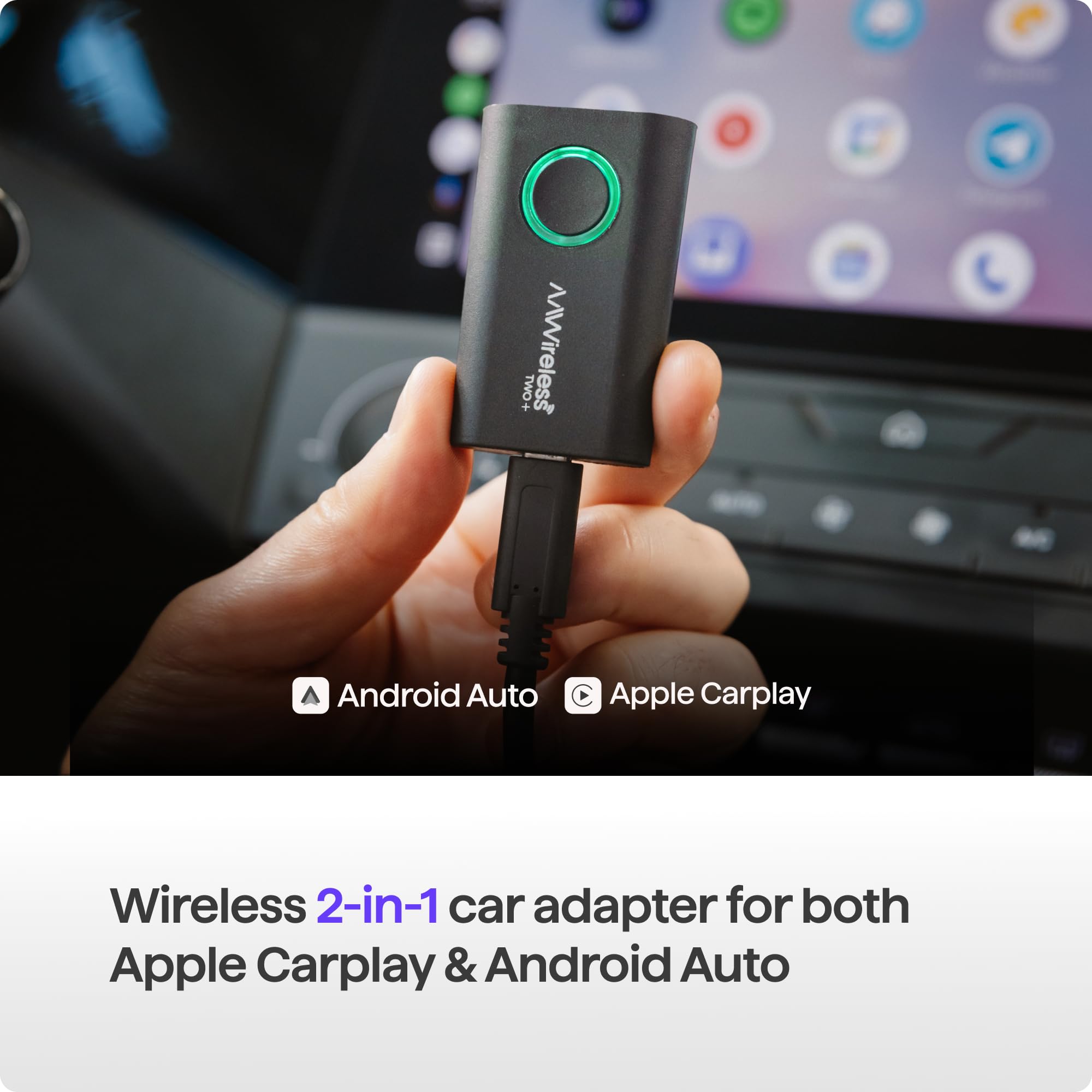 Amazon.com: AAWireless TWO+ Compatible with Android Auto & Apple