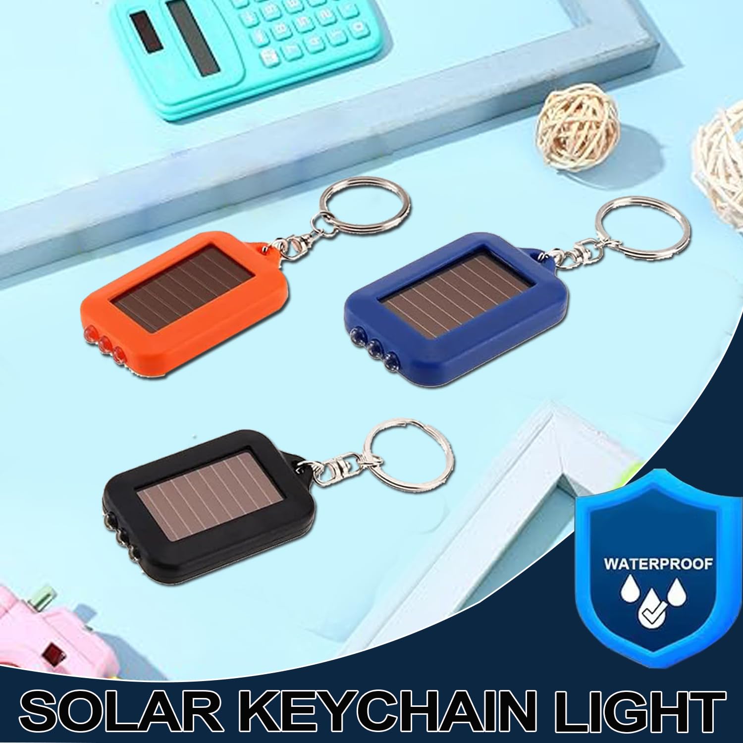 Solar-Taschenlampe Als Schlüsselanhänger – Praktische Mini-Lampe Mit Solar-Akku Für Outdoor & Alltag