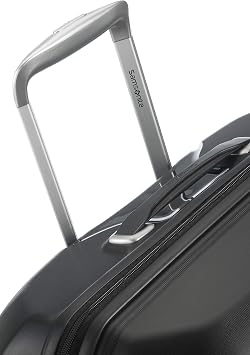 Samsonite Flux - Spinner M, Expandable Suitcase, 68 cm, 75/85 L, Black (Black)