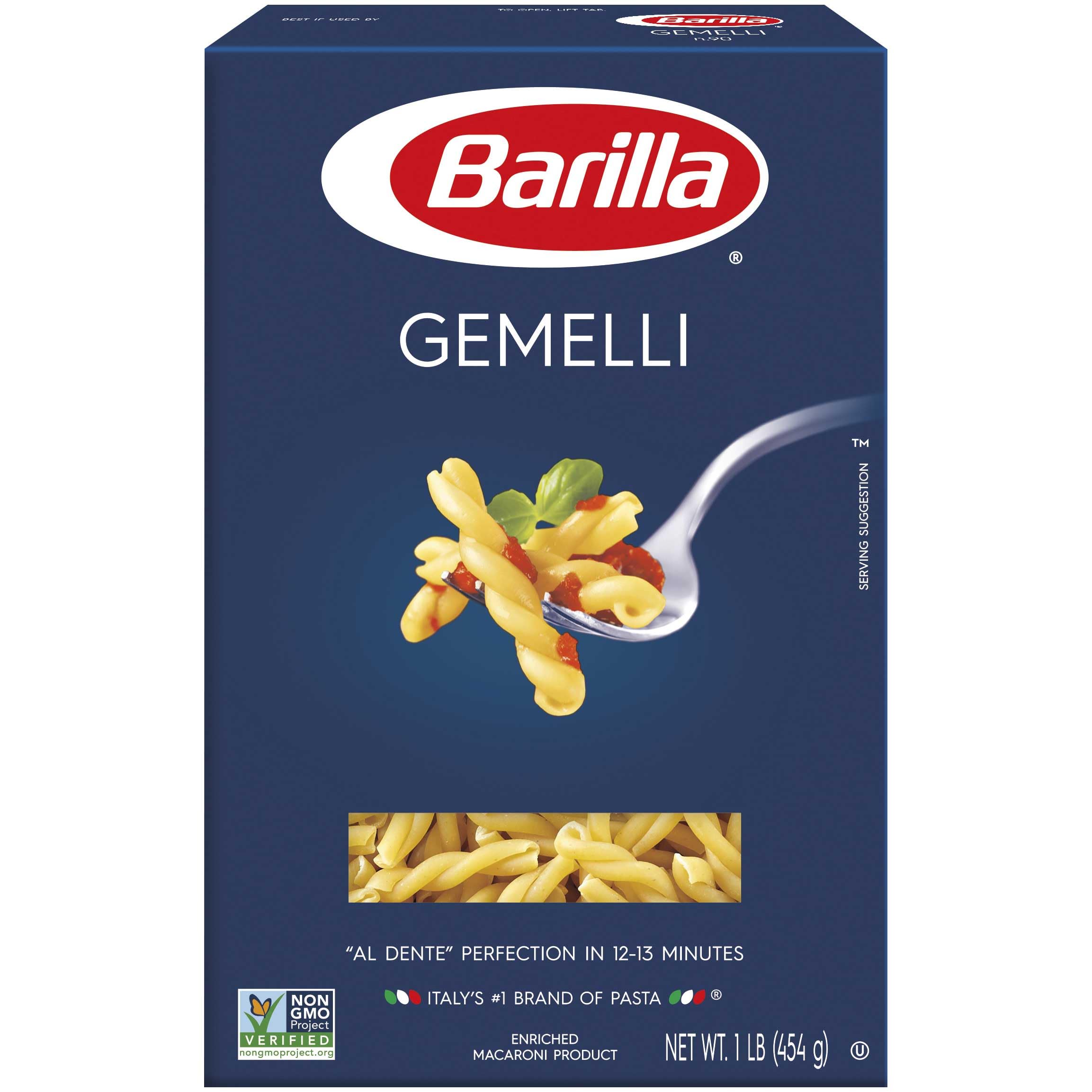 Gemelli Pasta by Barilla – 16 Ounce (Pack of 16), Pack of 16, Model 9090