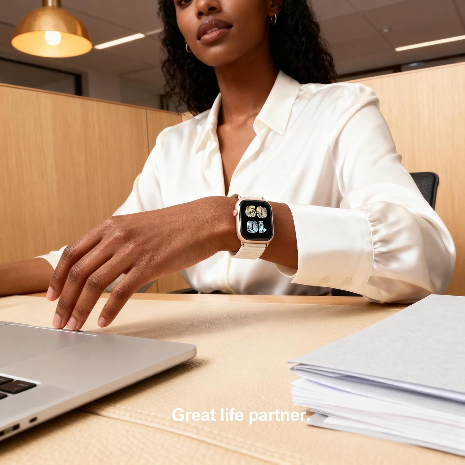 Sport Band Compatible with Watch Bands Series 11 10 46mm, 9 8 7 45mm, 4 5 6 & SE 2 3 44mm, Ultra 49mm for Women Men, Stretchy Straps, Breathable, Soft Loop Ideal for Outdoor