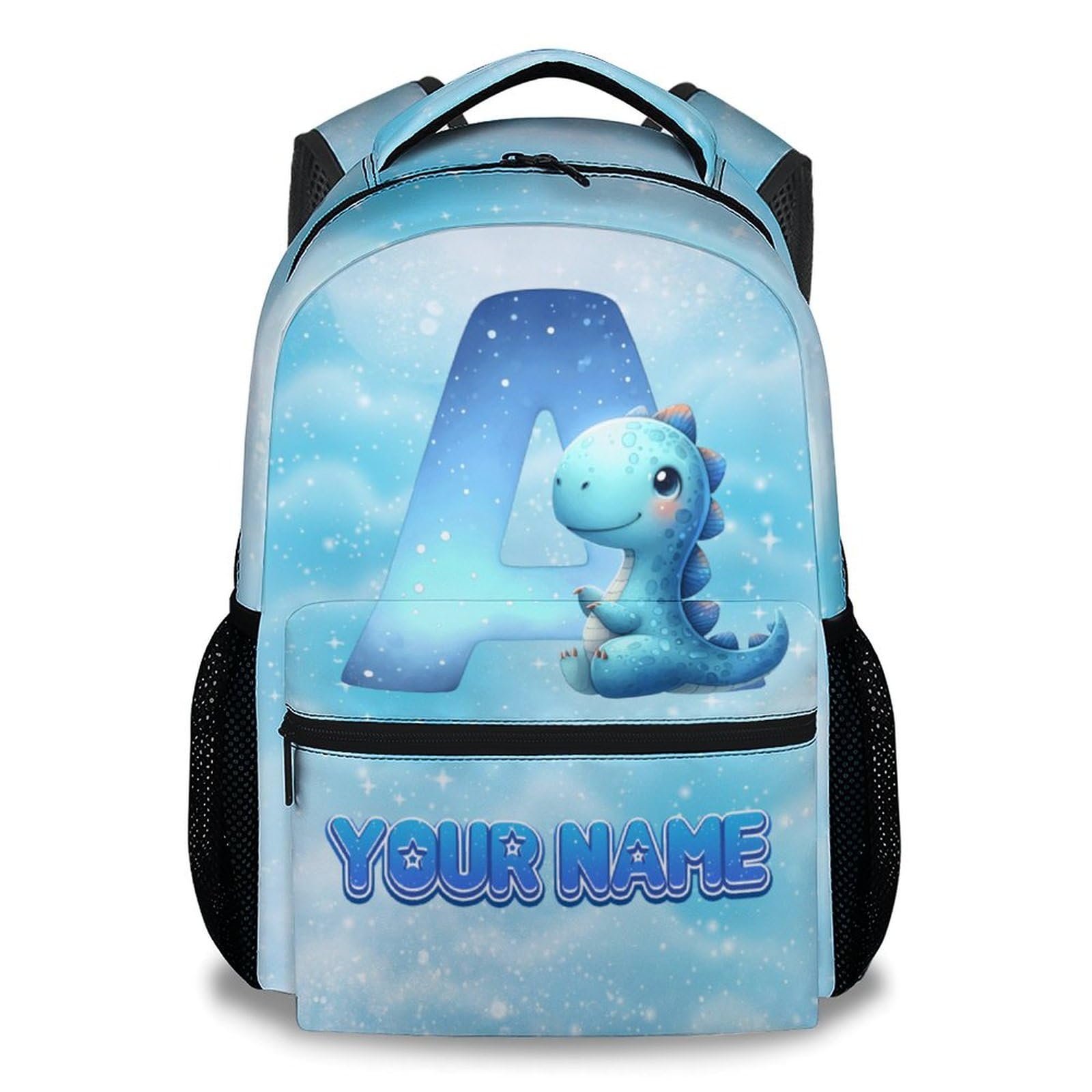 Kids' Backpacks - Personalized Dinosaur Backpacks with Name/Initials - Toddler Bookbag for Girls Boys - Custom Gifts for Daughter Son - School Bag for