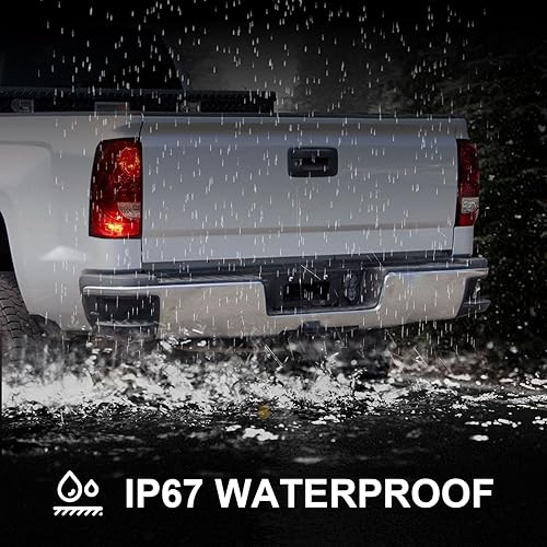 Miniatura 5 de Rongxu auto Silverado - Luces traseras compatibles con Chevy Silverado 2003-2006 15001500HD 25002500HD 3500 para el lado del conductor y del