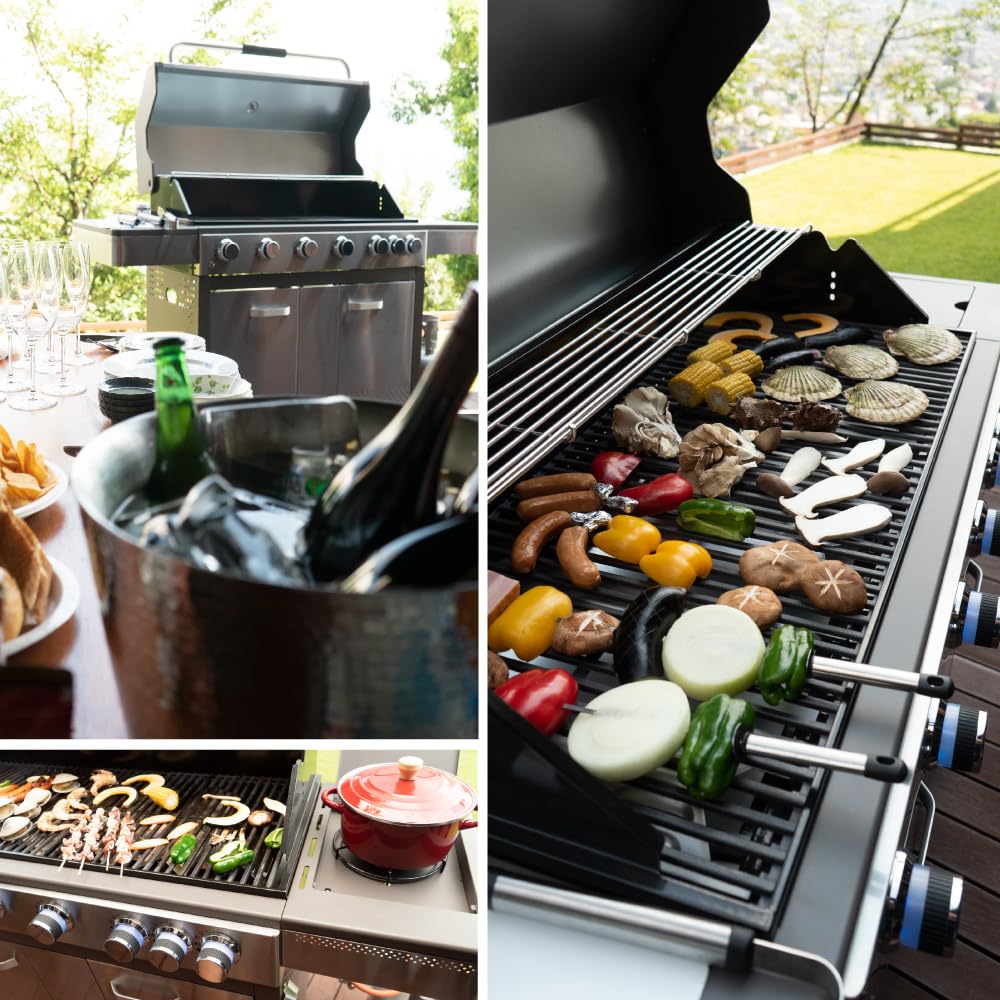 Amazon | BranchGrill 大型 BBQガスグリル ER8806 6～20人向け