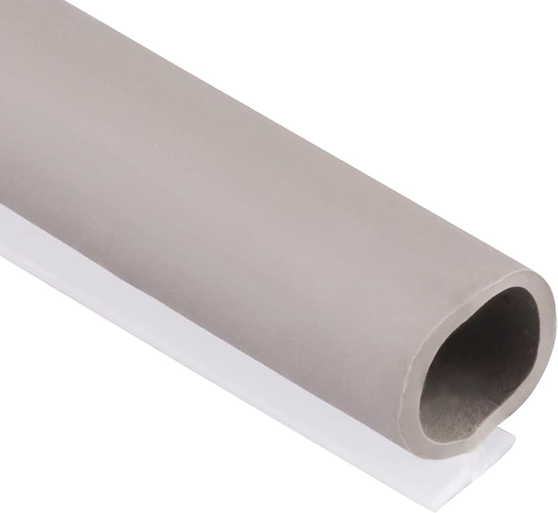 Vedação de janela com perfil T-Slot e bulbo de 0,79 cm para receptáculo de 0,48 cm Seal Supply – 5,18 m, cinza