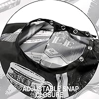 Vista 6 de Capa profesional de corte de pelo Borogo con cepillo para el cuello, capa de barbero para salón, accesorios de peluquería con estampado floral