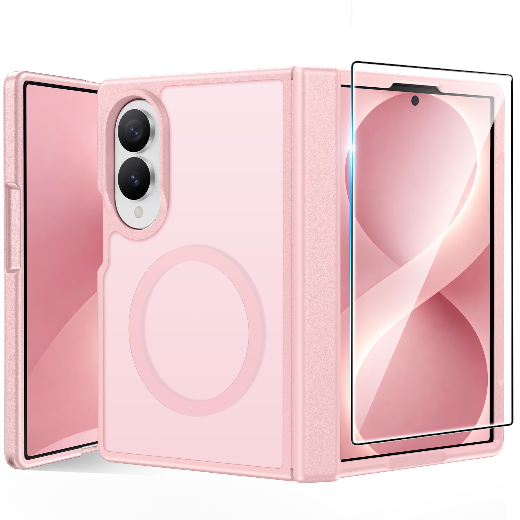 Photo 1 of FNTCASE for Samsung Galaxy Z Fold 8 Case with Hinge Protection