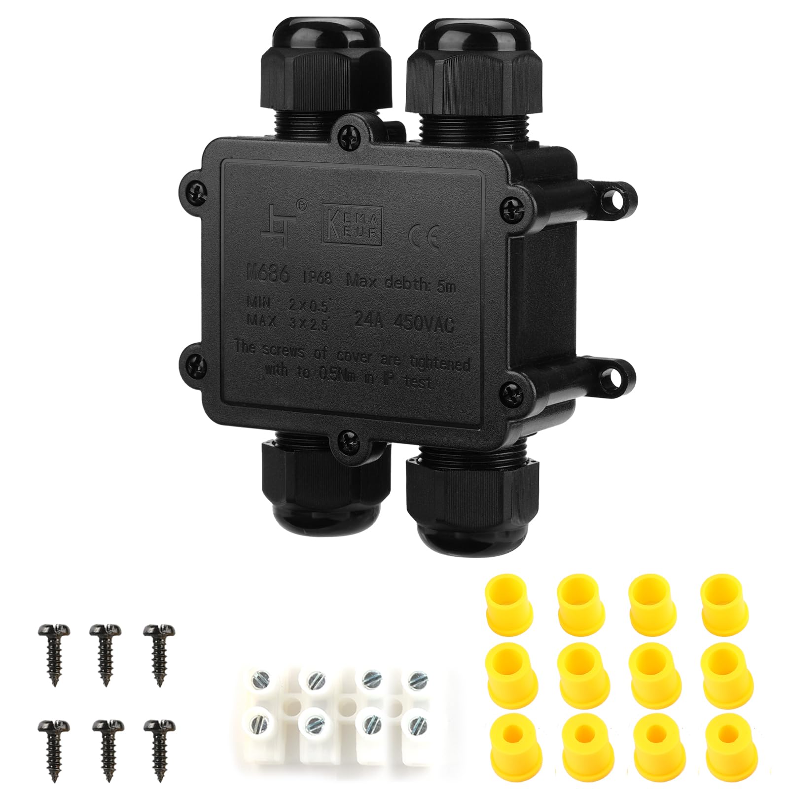 IP68 Waterproof Junction Box - Outdoor & Underground -10 IP68 Waterproof Junction Box - Outdoor & Underground -10
