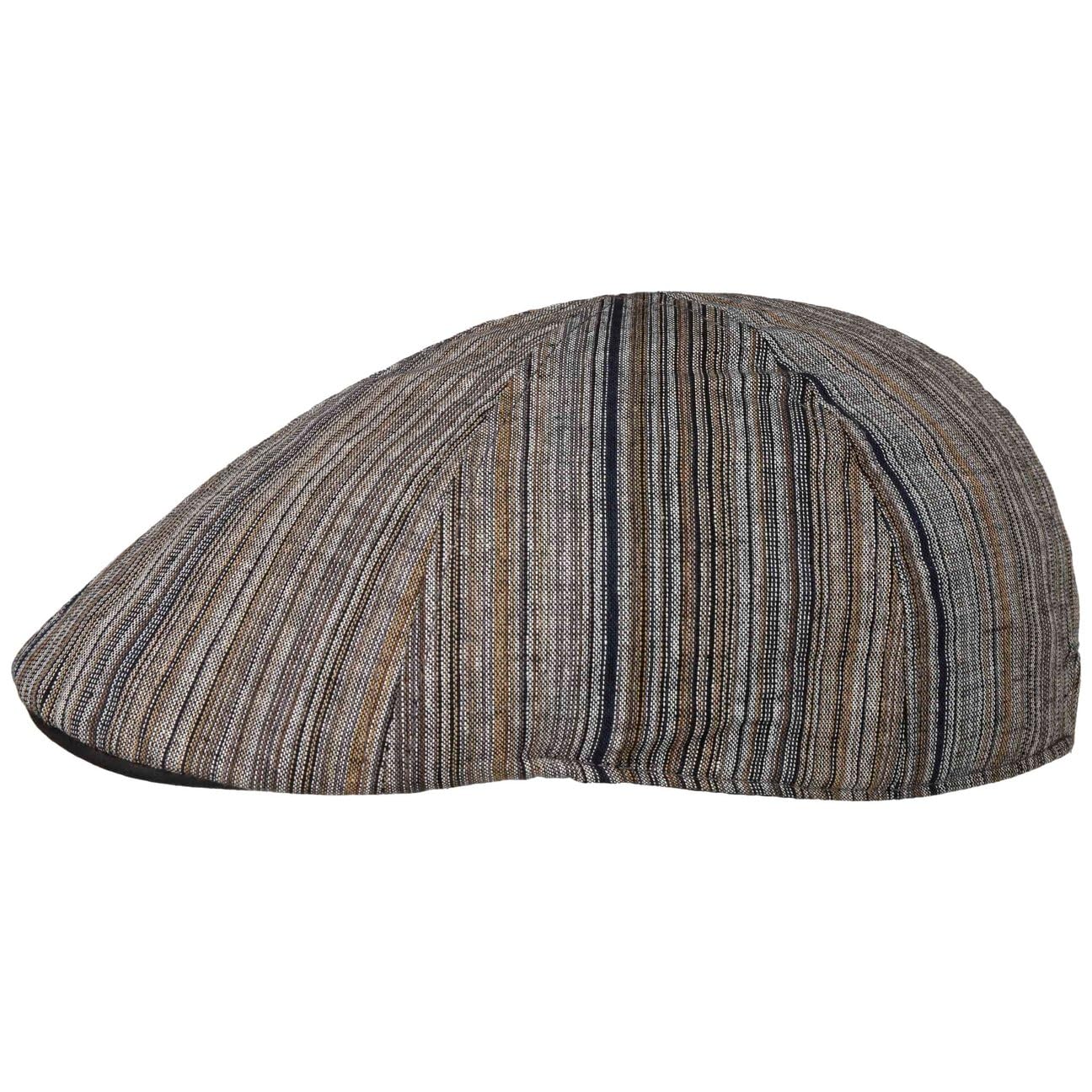 LIPODO Gatsby Gorra Estilo Newsboy Lino Algodon a Rayas Multicolor Hombre Primavera Verano