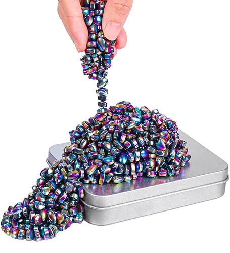 Bolas magnéticas de escritorio, juguetes para ansiedad, 600 piezas, mini cuentas magnéticas, masilla de ferrita para adultos para la oficina