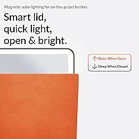 Vista 4 de Espejo de maquillaje de viaje con luces, espejo de tocador iluminado, 9 pulgadas, naranja cósmico