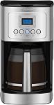 Cuisinart 14-Cup Machine à café programmable, en acier inoxydable (DCC-3200C) | PerfecTemp Carafe en verre, 1-4 tasse de réglage, contrôle de la force Brew, Brew Pause